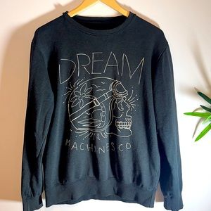 Fleece collection Dream Machines Co sweatshirt. Size M.